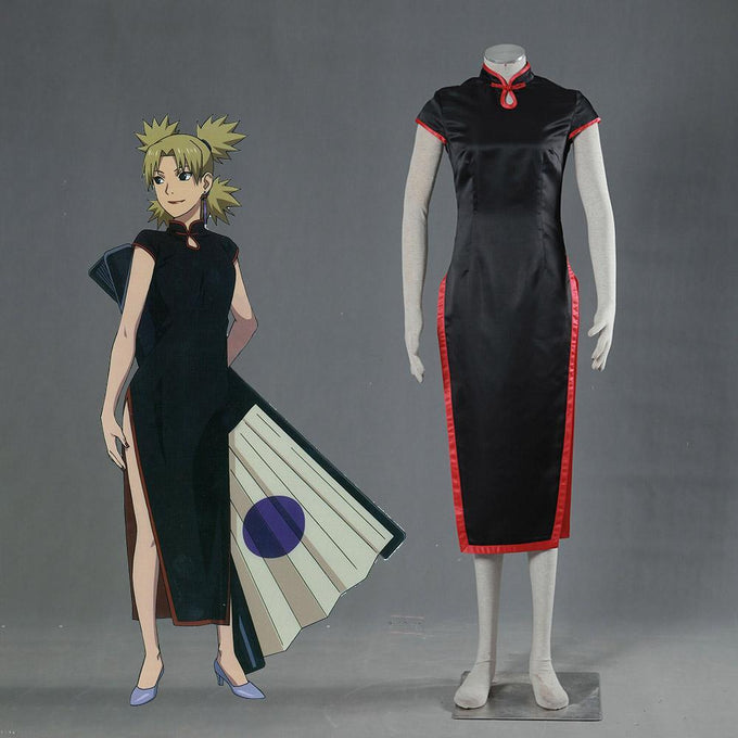Naruto Nara Temari Cosplay Dress Halloween Costume