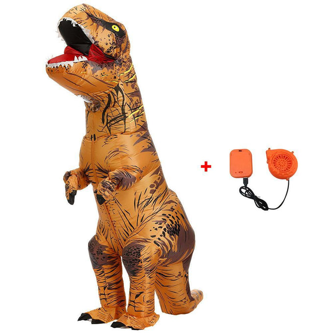 T Rex Costume Inflatable Dinosaur Cosplay Suit Halloween Dino Costume For Adults and Kids