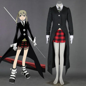Soul Eater Costume Maka Cosplay Set For Men and Kids