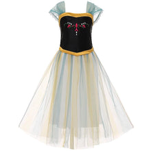 Load image into Gallery viewer, Kids Frozen Costume Princess Elsa Anna Cosplay Birthday or Party Dress With Accessories