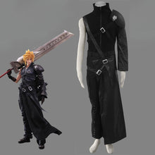 Load image into Gallery viewer, Men and Children Final Fantasy 7 Costume Cloud Strife Cosplay Full Set