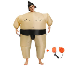 Load image into Gallery viewer, Inflatable Sumo Cosplay Costume Blow Up Suit Halloween Christmas Party For Adults and Kids