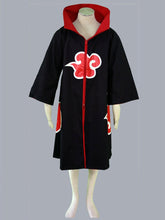 Load image into Gallery viewer, Men and Kids Anime Naruto Costume Akatsuki Cloak Itachi Cape Cosplay