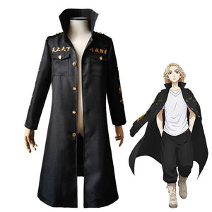 Tokyo Revengers Costume Sano Manjiro Cosplay Coat Tokyo Manji Gang Leader Costume For Men and Kids