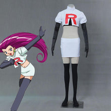 Load image into Gallery viewer, Women and Kids Pokemon Costume Team Rocket Jessie Cosplay Full Sets