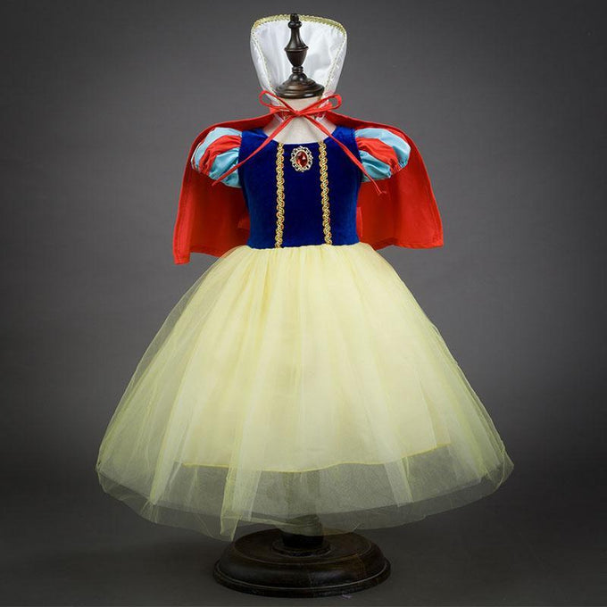 Princess Costume Snow White Summer Dress With Accessories For Girls Party