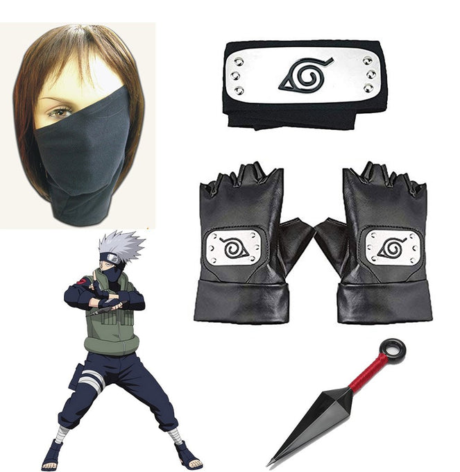 Naruto Hatake Kakashi Cosplay Accessories Set