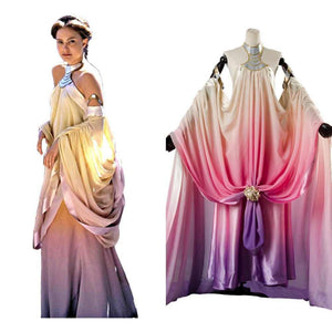 Star Wars 3 Padme Amidala Naberrie Lake Dress Cosplay Costume