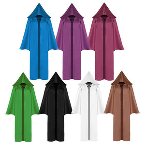 Star Wars Costume Darth Vader Anakin Skywalker Cosplay Cloak Solid Color Robe For Unisex