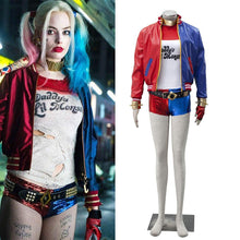 Load image into Gallery viewer, Suicide Squad Costume Harley Quinn Cosplay Set For Women and Kids