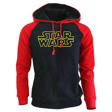 Load image into Gallery viewer, Mens Star Wars Printed Solid Color Rgalan Hoodie Sweatshirt