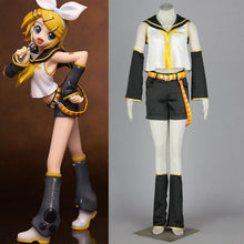 Load image into Gallery viewer, Vocaloid Costume Kagamine Rin Cosplay Set For Women and Kids