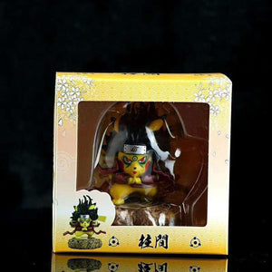 10cm Naruto Figure Pikachu Cosplay Naruto Madara Sasuke Senju Hashirama Cute Figure Toys