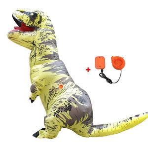 T Rex Costume Inflatable Dinosaur Cosplay Suit Halloween Dino Costume For Adults and Kids