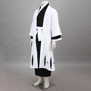 Men and Children Bleach Costume Kuchiki Byakuya Cosplay Kimono Full Outfit