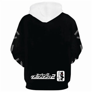 Mens Danganronpa Monokuma Hoodies Pullover Digital Printed Sweatshirts