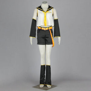 Vocaloid Costume Kagamine Rin Cosplay Set For Women and Kids