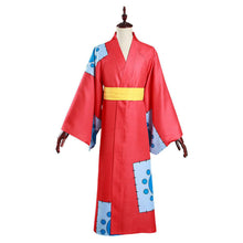 Load image into Gallery viewer, One Piece Costume Monkey D Luffy Wano Country Cosplay Kimono Set For Mens Halloween Costumes