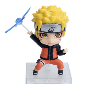 3Pcs 9cm Cute Chibi Naruto Figure Naruto Action Figure Toys