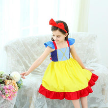 Load image into Gallery viewer, Princess Costume Snow White Summer Dress With Accessories For Girls Party