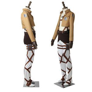 Attack On Titan Costume Eren Jaeger Cosplay Battle Full Set Costume