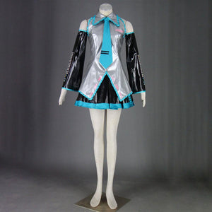 Vocaloid Costume Hatsune Miku Cosplay Set 2nd Version For Women and Kids