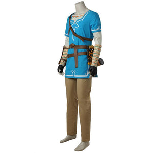 Mens The Legend Of Zelda Breath Of The Wild Link High Quality Cosplay Costume