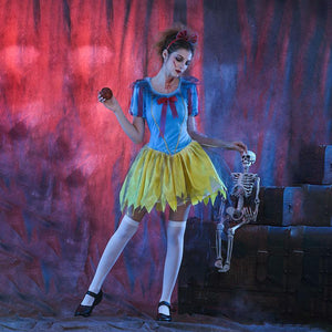 New Halloween Cosplay Bloody Mary Fairy Snow White Devil Costumes Female