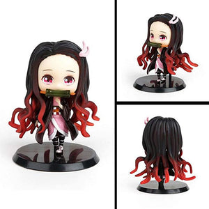 3.5 inchi Demon Slayer Figure Kamado Nezuko Cute Chibi Toys