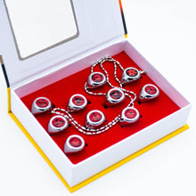 Load image into Gallery viewer, 10PCS Naruto Accessories Uchiha Clan All Sharingan Printed Rings With Box