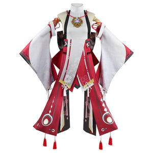 Genshin Impact Costume Yae Miko Cosplay Full Set Halloween Costume For Women