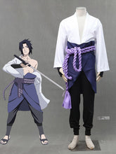 Load image into Gallery viewer, Men and Kids Naruto Costume Uchiha Sasuke Cosplay Set