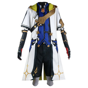 Genshin Impact Costume Albedo Cosplay Full Set Halloween Costume