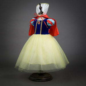 Princess Costume Snow White Summer Dress With Accessories For Girls Party