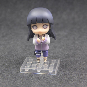 13cm Naruto Figure Hinata Action Figure Cute Chibi PVC Toys with Box