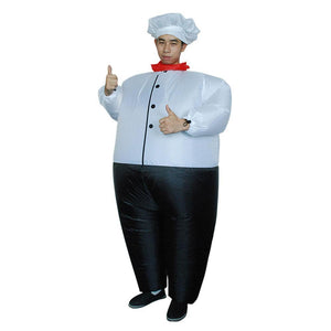 Inflatable Chef Cook Cosplay Costume Halloween Christmas Party For Adults