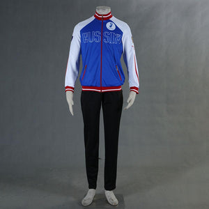 Yuri On Ice Costume Yuri Plisetsky Cosplay Set For Men and Kids