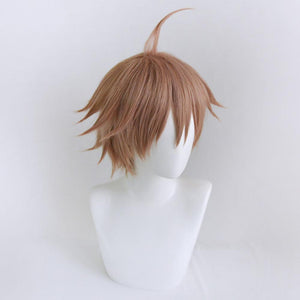 Danganronpa Costume Naegi Makoto Cosplay Wig Heat Resistant Sythentic Hair