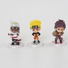 Load image into Gallery viewer, 6PCS 7cm Naruto Figure Cute Chibi Naruto Itachi Gaara Tobi Figure Toys