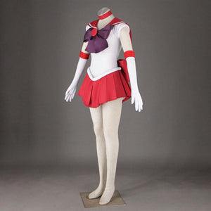 Sailor Moon Costume Sailor Mars Heino Rei Cosplay Full Fight Sets For Women and Kids