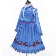 Load image into Gallery viewer, Kids Frozen Costume Princess Elsa Anna Cosplay Sets Birthday or Party With Accessories