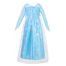 Load image into Gallery viewer, Kids Frozen Costume Princess Elsa Cosplay Birthday or Party Dress With Accessories
