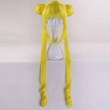 Load image into Gallery viewer, Sailor Moon Costume 90cm Sailor moon Tsukino Usagi Wig Heat Resistant Sythentic Hair