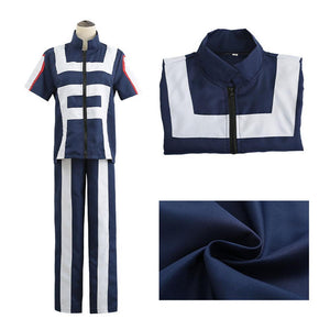 My Hero Academia Denki Kaminari Training/Gym Suit Costumes With Wigs Unisex