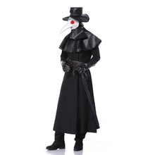 Load image into Gallery viewer, Plague Doctor Costume Steampunk Style Medieval Plague Doctor Cosplay Set For Halloween Party