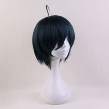 Load image into Gallery viewer, Danganronpa Costume Saihara Shuichi Cosplay Wig Heat Resistant Sythentic Hair 