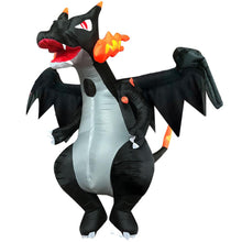 Load image into Gallery viewer, Inflatable T Rex Cosplay Dinosaur Charizard Costume Blow Up Suit For Adults