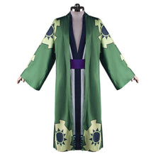 Load image into Gallery viewer, One Piece Costume Roronoa Zoro Wano Country Cosplay Kimono Set For Mens Halloween Costumes