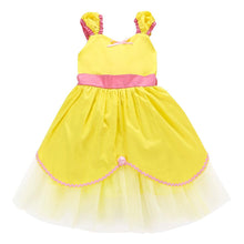 Load image into Gallery viewer, Kid&#39;s Beauty and the Beast Costume Princess Belle Costumes Cotton Yellow Dress With Accessories