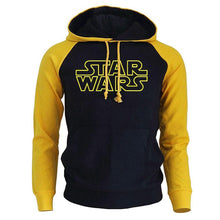 Load image into Gallery viewer, Mens Star Wars Printed Solid Color Rgalan Hoodie Sweatshirt